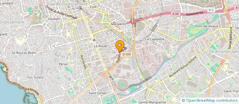 localisation de l'entreprise SOCIETE DE TRANSPORTS BORREDON à MARSEILLE