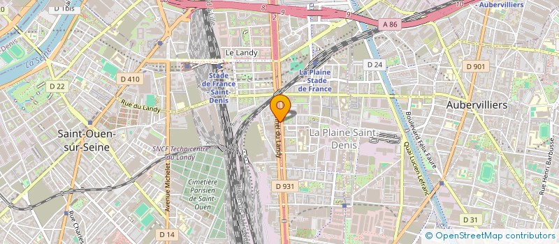 localisation de l'entreprise SOCIETE DE TRANSPORTS ET D EXPLOITATION FRANCILIEN POUR L INTERMODALITE - EN ABREGE STEFIM  SAINT-DENIS