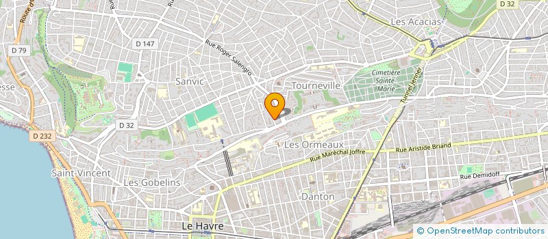 localisation de l'entreprise SOCIETE DE TRANSPORTS ET DE PARTICIPATIONS FINANCIERES à LE HAVRE