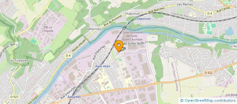 localisation de l'entreprise SOCIETE DE TRANSPORTS INTERURBAINS DU VAL D'OISE  BEAUCHAMP