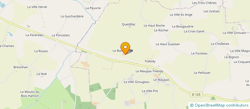 localisation de l'entreprise SOCIETE DE TRANSPORTS JULIEN VAIDIE à BOISGERVILLY