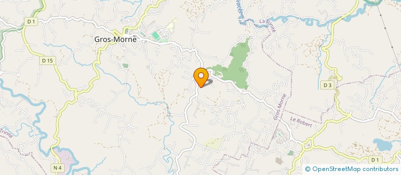 localisation de l'entreprise SOCIETE DE TRANSPORTS LEJUSTE  GROS-MORNE