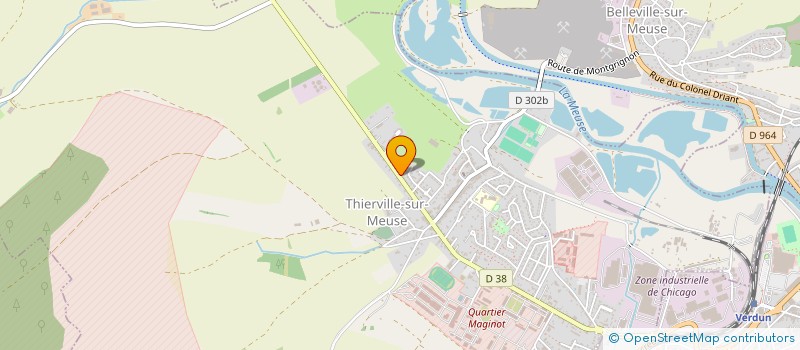 localisation de l'entreprise SOCIETE DE TRANSPORTS MANGEOT à THIERVILLE-SUR-MEUSE