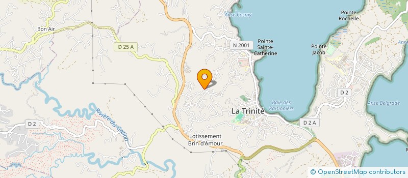 localisation de l'entreprise SOCIETE DE TRANSPORTS MARIMOUTOU à LA TRINITE