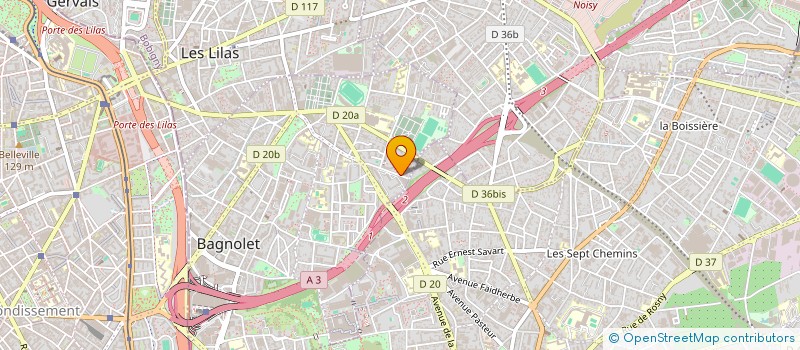 localisation de l'entreprise SOCIETE DE TRANSPORTS PUBLICS VAUCHER à BAGNOLET