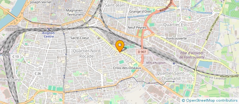 localisation de l'entreprise SOCIETE DE TRANSPORTS ROUTIERS POMMER à AVIGNON