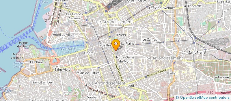 localisation de l'entreprise SOCIETE DE TRANSPORTS SIMONPIERE à MARSEILLE