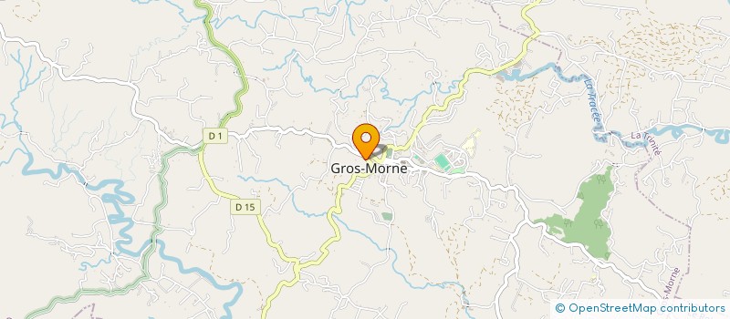 localisation de l'entreprise SOCIETE DE TRANSPORTS THALY  GROS MORNE