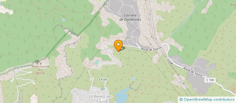 localisation de l'entreprise SOCIETE DE TRANSPORTS VALERIE ET FILS à LE REVEST-LES-EAUX