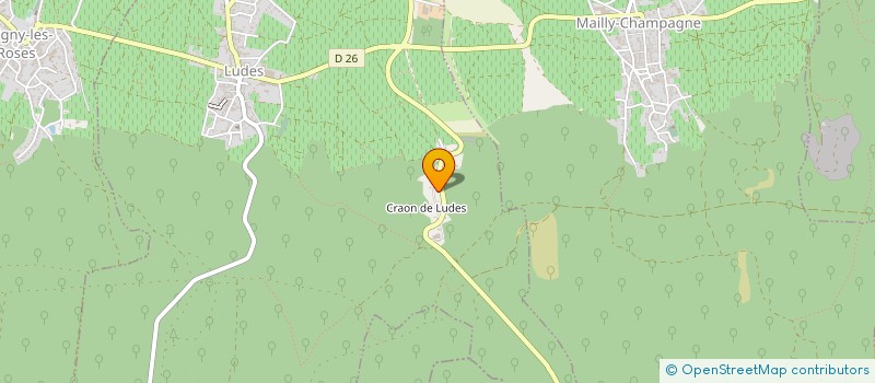 localisation de l'entreprise SOCIETE DE TRAVAUX à LUDES