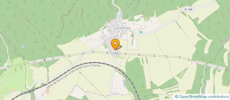 localisation de l'entreprise SOCIETE DE TRAVAUX A L'EXPLOSIF à LANTENAY