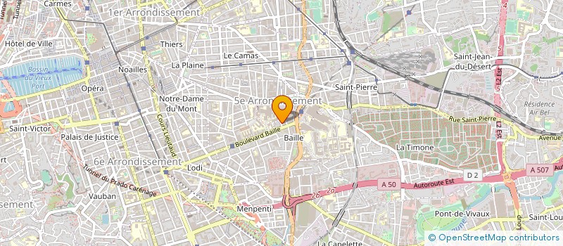 localisation de l'entreprise SOCIETE DE TRAVAUX AGRICOLES à MARSEILLE
