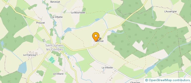 localisation de l'entreprise SOCIETE DE TRAVAUX AGRICOLES DE SANNAT à SAINT-JUNIEN-LES-COMBES