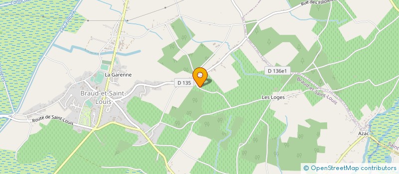 localisation de l'entreprise SOCIETE DE TRAVAUX AGRICOLES - LOGISTIC BOIS ENERGY à BRAUD-ET-SAINT-LOUIS