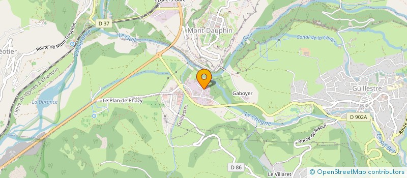 localisation de l'entreprise SOCIETE DE TRAVAUX ALPES MEDITERRANEE à GUILLESTRE