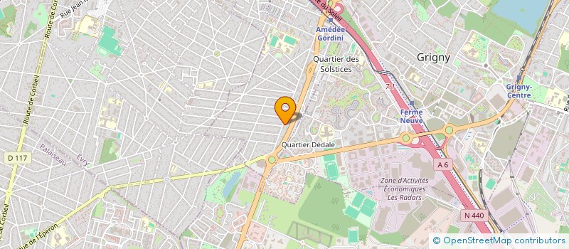 localisation de l'entreprise SOCIETE DE TRAVAUX D ASSAINISSEMENT FRANCILIENS  VIRY-CHATILLON