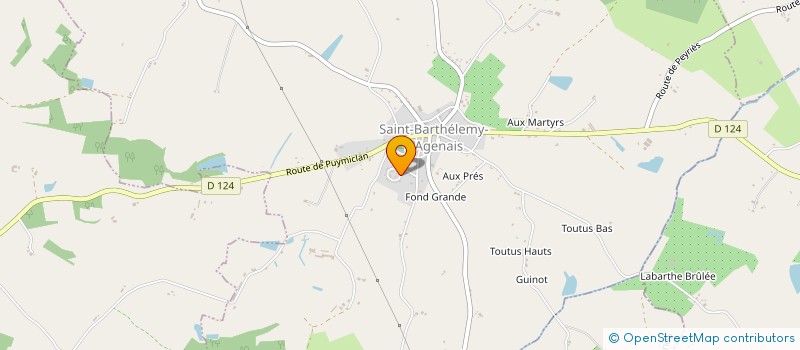 localisation de l'entreprise SOCIETE DE TRAVAUX DE BOIS à SAINT BARTHELEMY D'AGENAIS