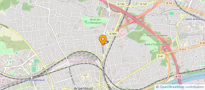 localisation de l'entreprise SOCIETE DE TRAVAUX DE DEMOLITION ET DE TERRASSEMENT - S.T.D.T. à ARGENTEUIL