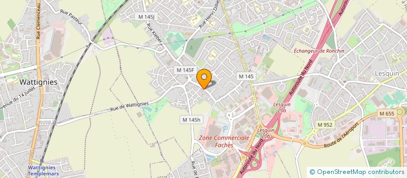 localisation de l'entreprise SOCIETE DE TRAVAUX DE METALLERIE à FRETIN