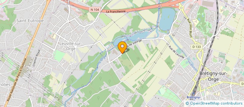localisation de l'entreprise SOCIETE DE TRAVAUX DE TERRASSEMENT ET DE LOCATION DE MATERIEL à BRETIGNY-SUR-ORGE