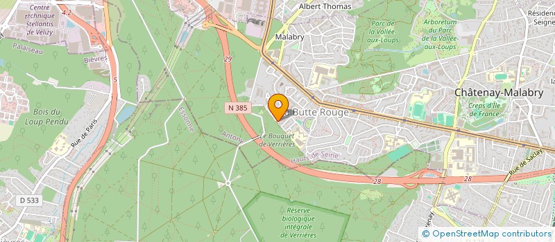 localisation de l'entreprise SOCIETE DE TRAVAUX ELECTRIQUES ET PLOMBERIE à CHATENAY-MALABRY