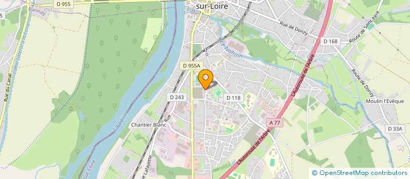 localisation de l'entreprise SOCIETE DE TRAVAUX EN MACONNEIRE à COSNE-COURS-SUR-LOIRE