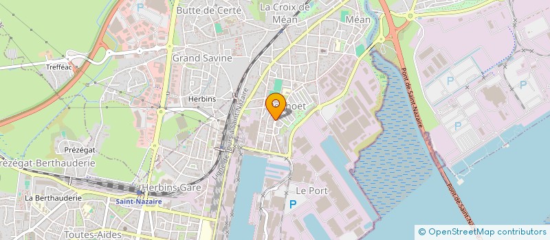 localisation de l'entreprise SOCIETE DE TRAVAUX ET D'ENGINEERING à SAINT-NAZAIRE
