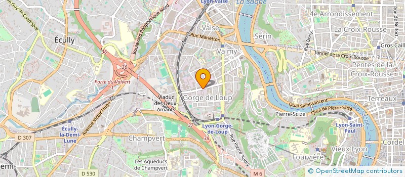 localisation de l'entreprise SOCIETE DE TRAVAUX ET D ETUDES POUR LES MATERIAUX METALLIQUES à LYON