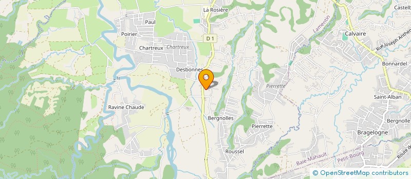 localisation de l'entreprise SOCIETE DE TRAVAUX ET D'EXPLOITATION AGRICOLE à LAMENTIN