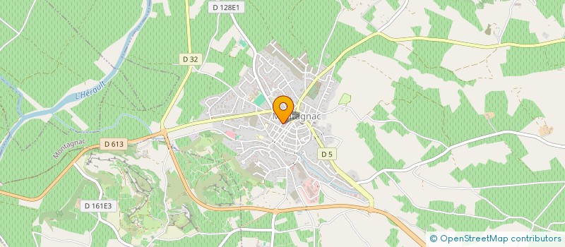 localisation de l'entreprise SOCIETE DE TRAVAUX ET DE PIEUVRES ELECTRIQUES ( STPE ) à MONTAGNAC