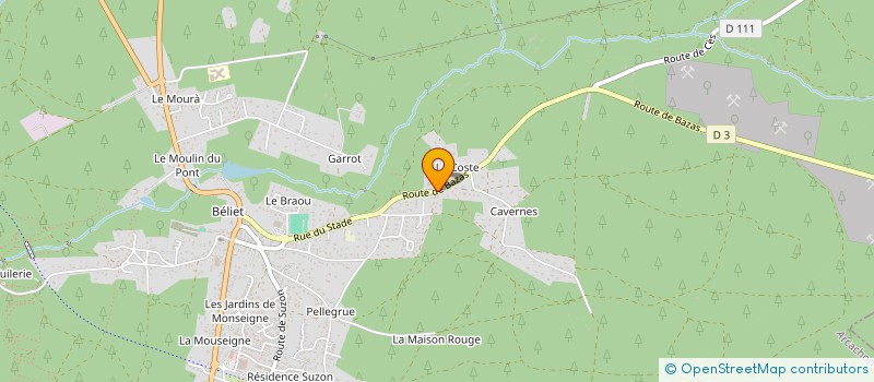 localisation de l'entreprise SOCIETE DE TRAVAUX ET DEBARDAGE ANTUNES  SALLES