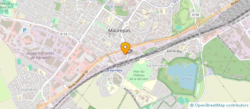 localisation de l'entreprise SOCIETE DE TRAVAUX ET INGENIERIE DE BATIMENT - SOTIB à LA VERRIERE