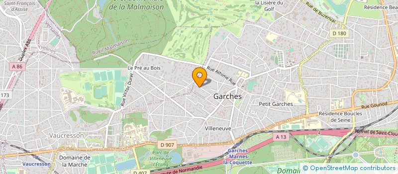localisation de l'entreprise SOCIETE DE TRAVAUX ET MESURES D INSTALLATIONS THERMIQUES SOTRAMIT à GARCHES