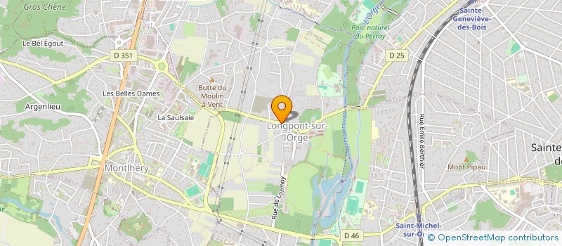 localisation de l'entreprise SOCIETE DE TRAVAUX EUROPEENS à MONTLHERY