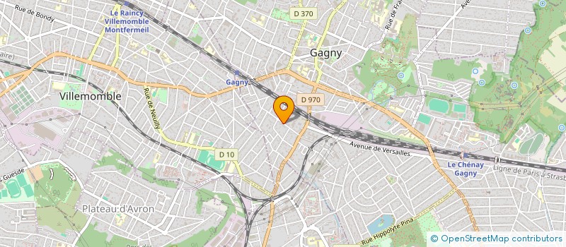 localisation de l'entreprise SOCIETE DE TRAVAUX GENERALE DE BATIMENT à GAGNY