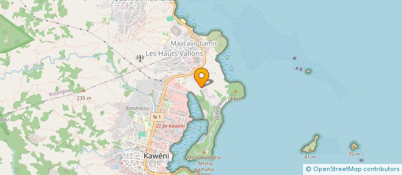 localisation de l'entreprise SOCIETE DE TRAVAUX INDUSTRIEL ET MAINTENANCE MAHORAISE à MAMOUDZOU