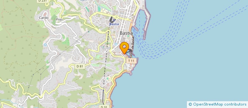 localisation de l'entreprise SOCIETE DE TRAVAUX MODERNES à BASTIA