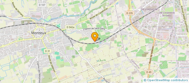 localisation de l'entreprise SOCIETE DE TRAVAUX MONTELAIS  MONTEUX