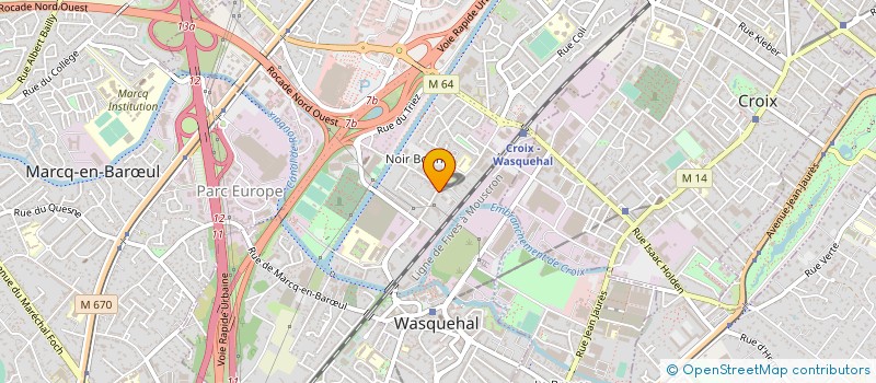 localisation de l'entreprise SOCIETE DE TRAVAUX POUR L'INDUSTRIE à WASQUEHAL