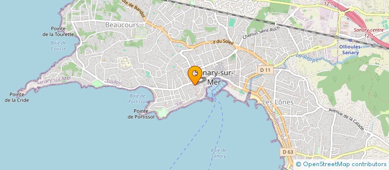 localisation de l'entreprise SOCIETE DE TRAVAUX POUR LE PARTICULIER à SANARY SUR MER
