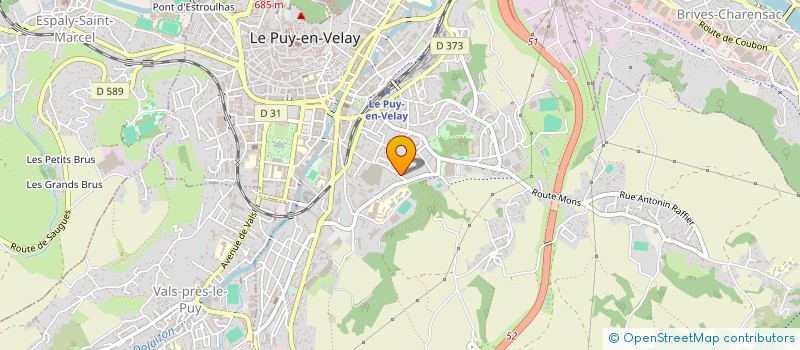 localisation de l'entreprise SOCIETE DE TRAVAUX PUBLICS CHARREYRE à LE PUY-EN-VELAY