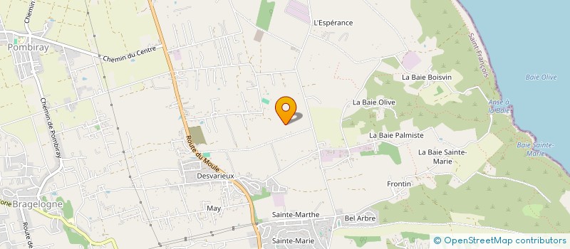 localisation de l'entreprise SOCIETE DE TRAVAUX PUBLICS ET HYDRAULIQUES  SAINT-FRANCOIS