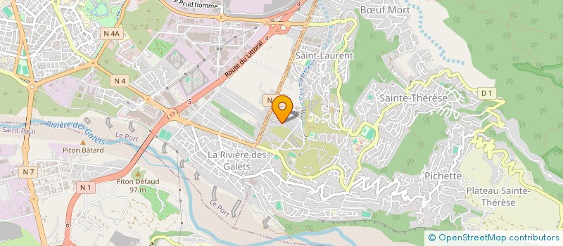 localisation de l'entreprise SOCIETE DE TRAVAUX PUBLICS ET PAYSAGERS à LA POSSESSION