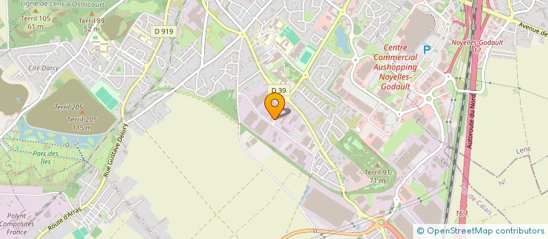 localisation de l'entreprise SOCIETE DE TRAVAUX PUBLICS MASQUELIER à HENIN-BEAUMONT
