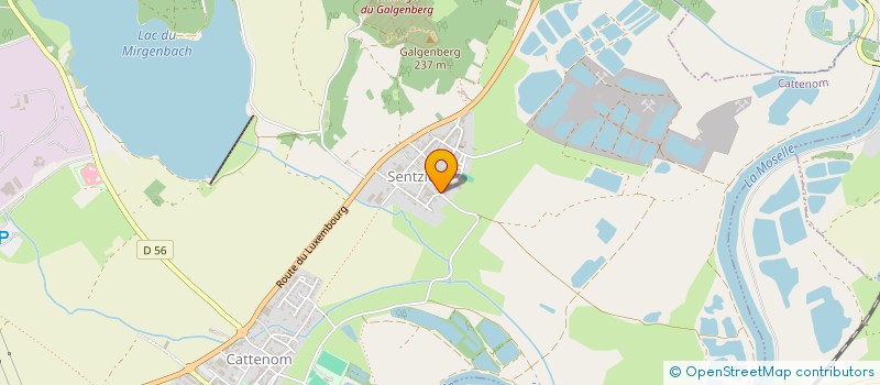 localisation de l'entreprise SOCIETE DE TRAVAUX PUBLICS MOSELLANS à CATTENOM