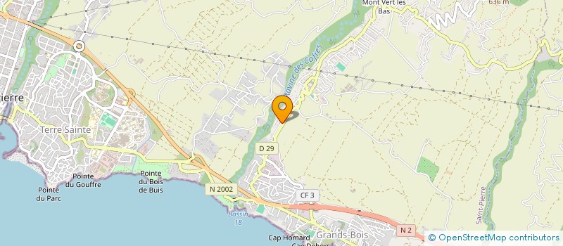 localisation de l'entreprise SOCIETE DE TRAVAUX PUBLICS MULTISERVICES REUNION  SAINT-PIERRE