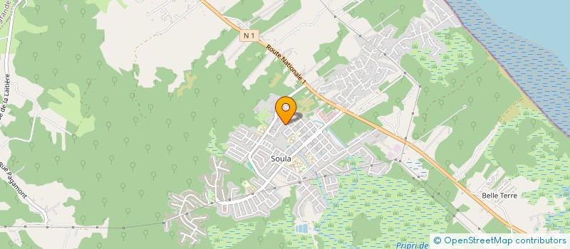 localisation de l'entreprise SOCIETE DE TRAVAUX ROUTIERS ET GENERAUX  MACOURIA