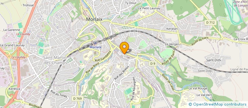 localisation de l'entreprise SOCIETE DE TRAVAUX SPECIAUX DE BRETAGNE à MORLAIX