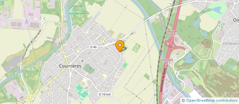 localisation de l'entreprise SOCIETE DE TUYAUTERIE INDUSTRIELLE DOUAISIENNE à COURRIERES