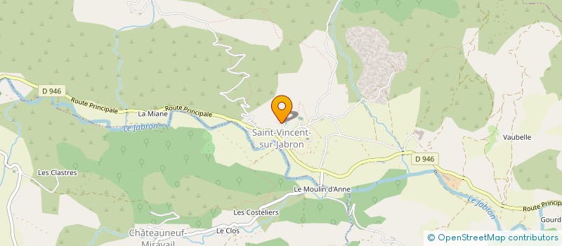 localisation de l'entreprise SOCIETE DE VALORISATION BIOMASSE ENERGIE  SAINT-VINCENT-SUR-JABRON
